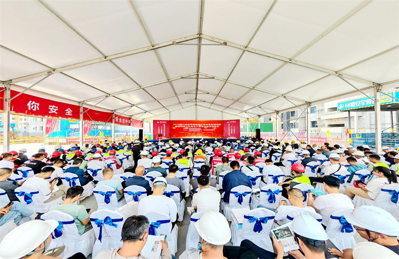 2025年6月27日，中天北京集團先后承接了2025年山西省房屋建筑工程應急救援演練暨建筑施工安全質量標準化現(xiàn)場觀摩會、中海地產中原公司2025年“安全生產月”總結會暨施工現(xiàn)場觀摩會。